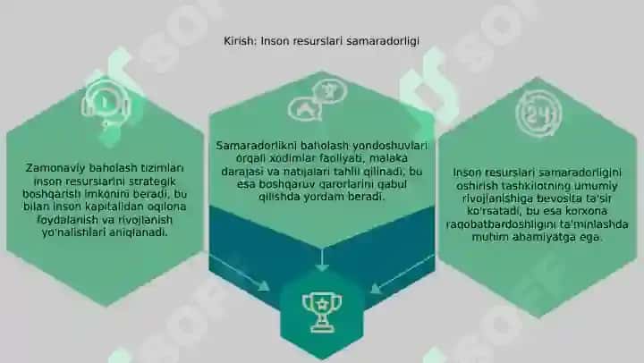 Inson resurslari faoliyat samaradorligini baholash yondoshuvlari. 3