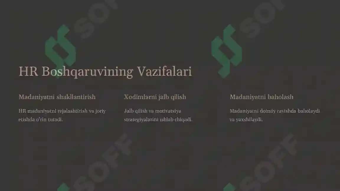 Korporativ Madaniyat va HR Boshqaruvi 4