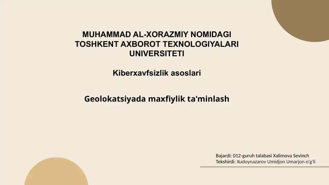 Geolokatsiyada maxfiylik ta'minlash 1
