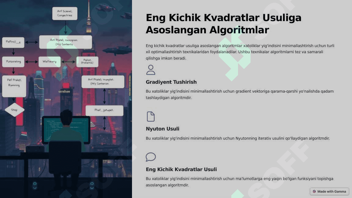 Koshi Masalalarini Taqriban Yechish Eng Kichik Kvadratlar Usuli 4