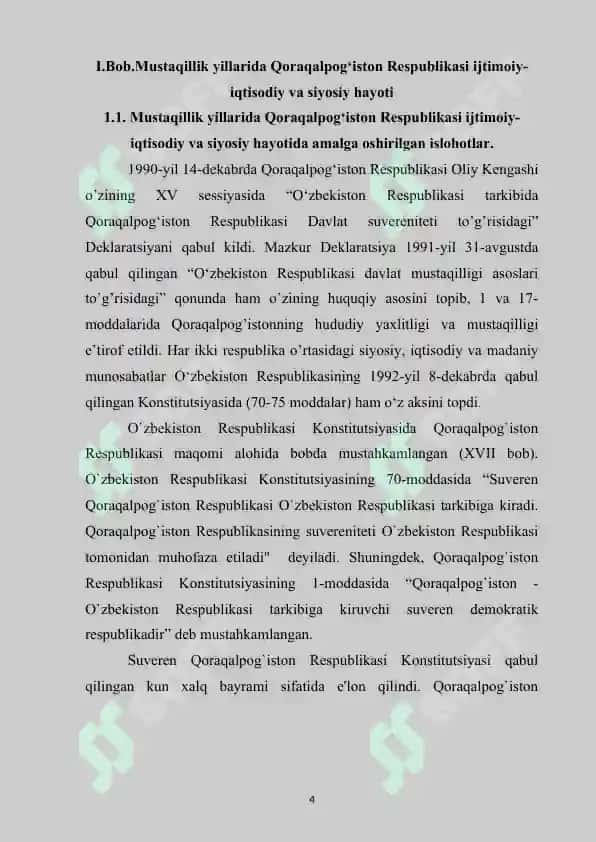 Qoraqalpog’iston respublikasi iqtisodiyotining o’ziga hos jihatlari 4