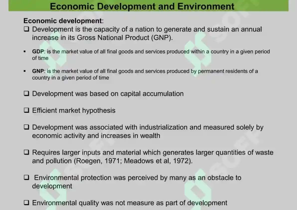 Sustainable development 5