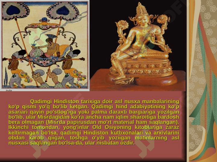 HINDISTON MADANIYATI 3