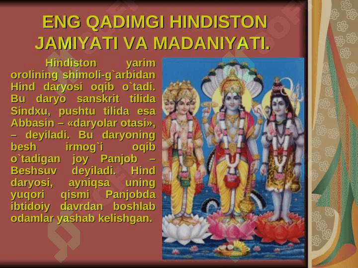 HINDISTON MADANIYATI 6