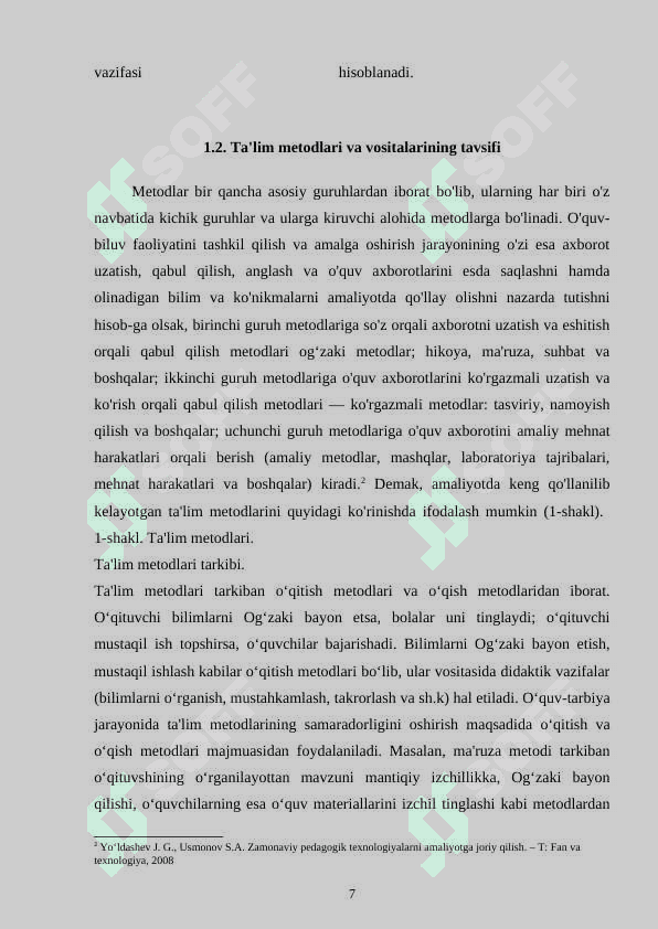 Til ta'limida kirgazmalilikning o'rni 7
