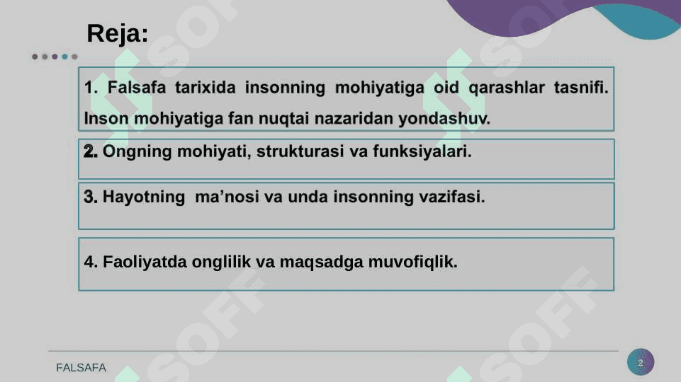 Inson falsafasi. Falsafiy antropologiya 2