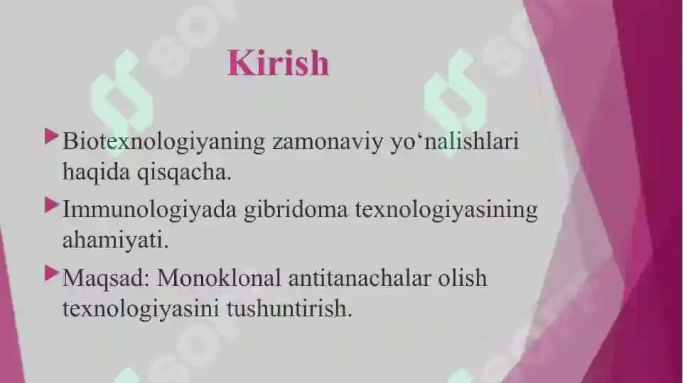 gibridomalar texnologiyasi 2