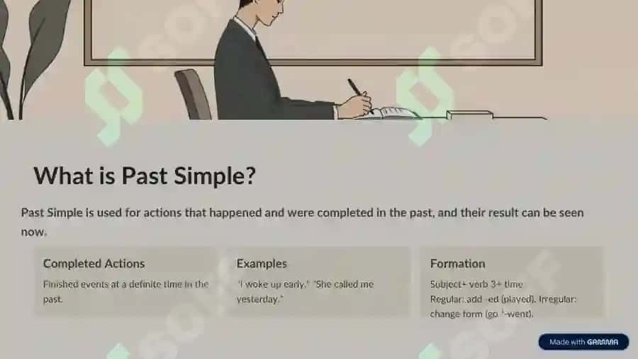 Understanding of Past simple and Past continuous 2