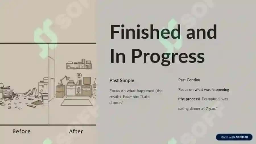 Understanding of Past simple and Past continuous 4