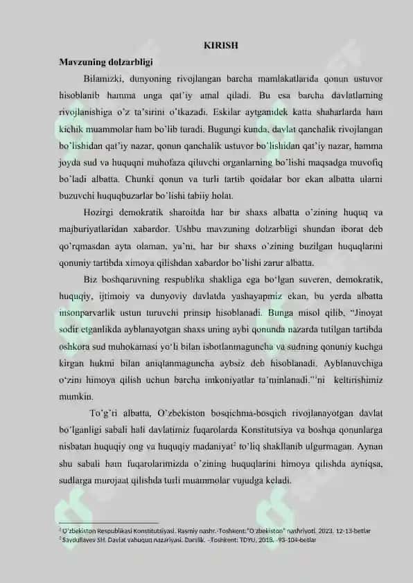 Iqtisodiy protsessda qarshi da’vo tushunchasi va uni qabul qilish tartibi va shartlari 2