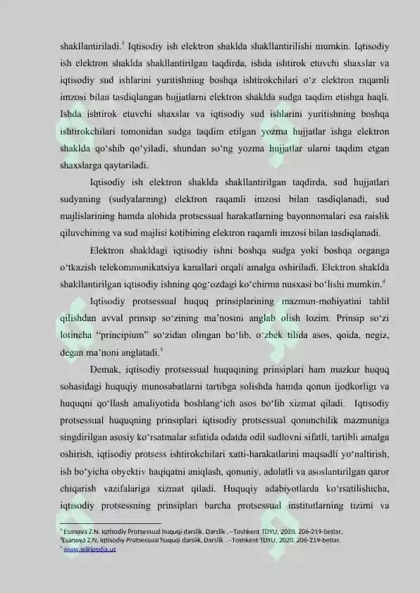 Iqtisodiy protsessda qarshi da’vo tushunchasi va uni qabul qilish tartibi va shartlari 7