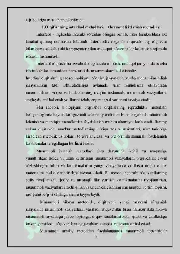 Ta’lim jarayoni va o’qitish turlari 3