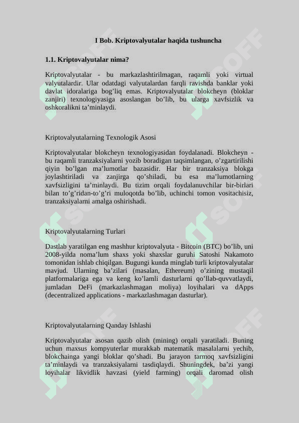 Kriptovalyutalar va DeFi mustaqil ish 5
