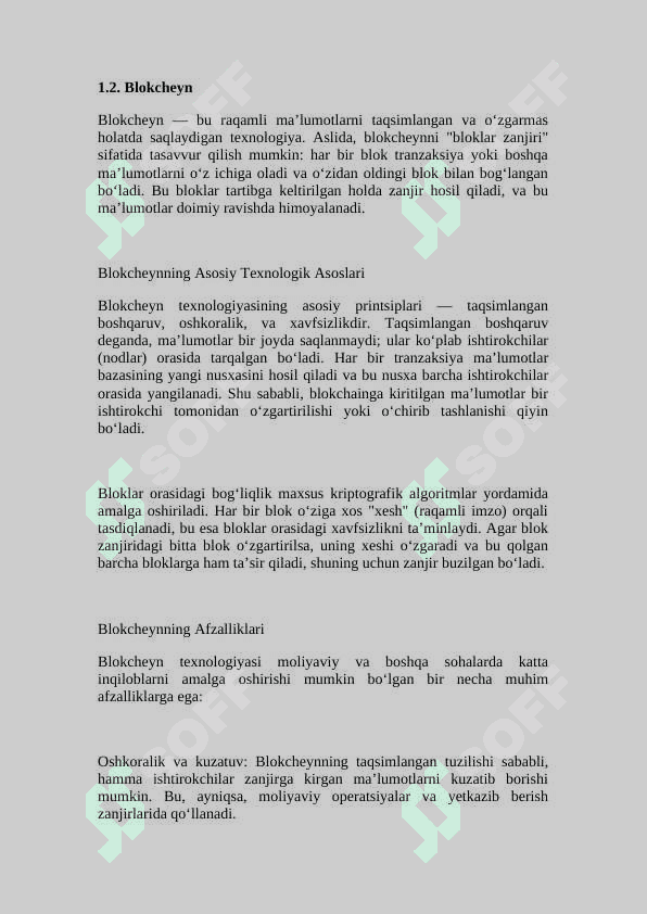 Kriptovalyutalar va DeFi mustaqil ish 7