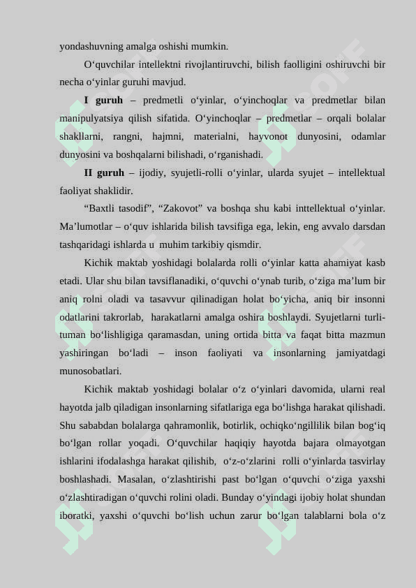Boshlang’ich sinflarda ona tili darslarida morfemik tahlilni amalga oshirishda didaktik  o’yinlardan foydalanish usullari 7
