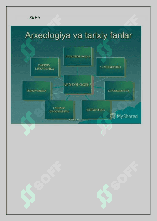 O'zbekistonda arxeologiya fanining rivojlanishi 2