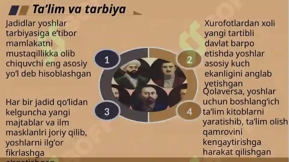 Jadidlar marifatparvarlarining pedagogik qarashlari Abdulla Avloniyning pedagogik qarashlari 3