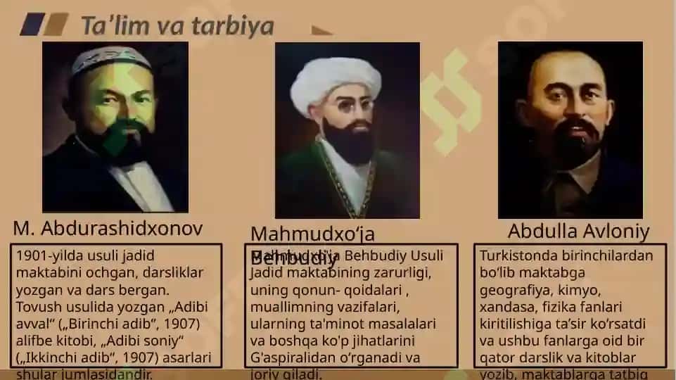 Jadidlar marifatparvarlarining pedagogik qarashlari Abdulla Avloniyning pedagogik qarashlari 4