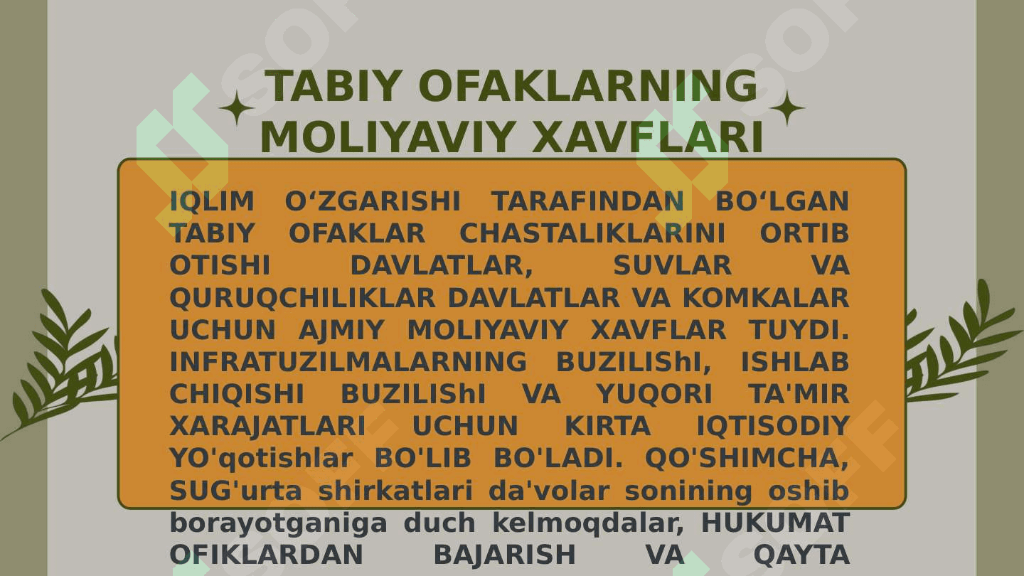 IQLIM O'ZGARISHINI GLOBAL IQTISODIYOTGA TA'SIRI 4