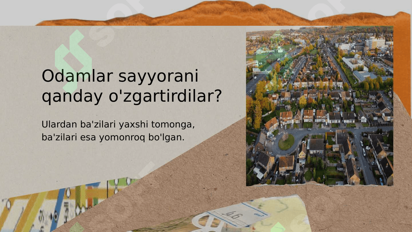 YER TIZIMIDA INSON TA'SIRI 2