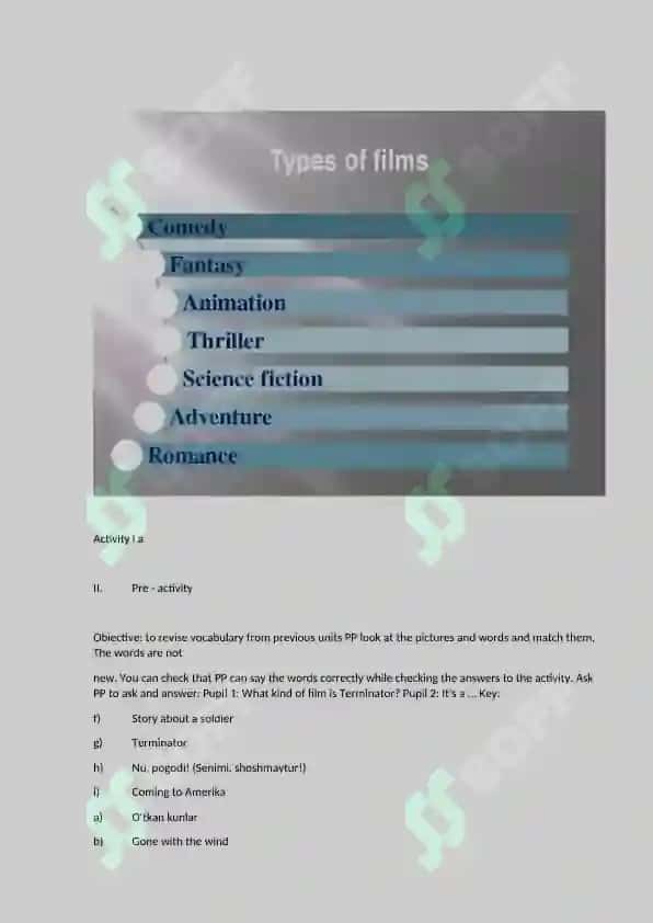 Let's learn movies \ Movie genres 4