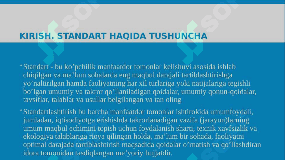 Standart va uning turlari pptx 3