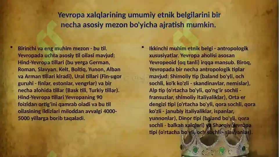 Yevropa xalqlari etnologiyasi 5