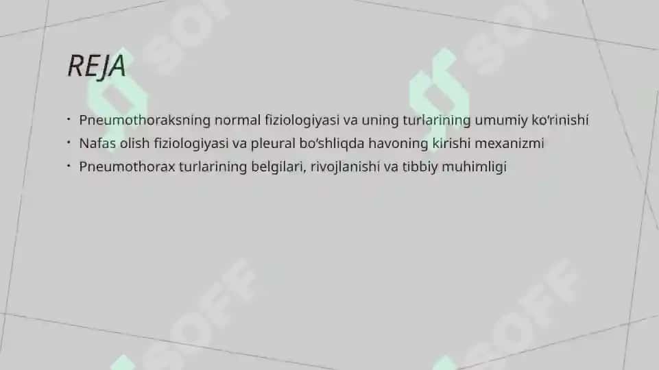 Pnevmotorax va uning turlari 2