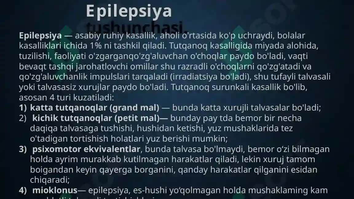 EPILEPSIYAGA QARSHI VOSITALAR 3
