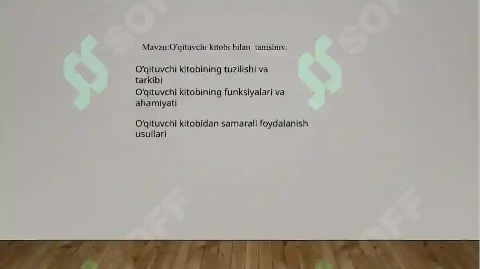 O'qituvchi kitobi bilan tanishuv 2