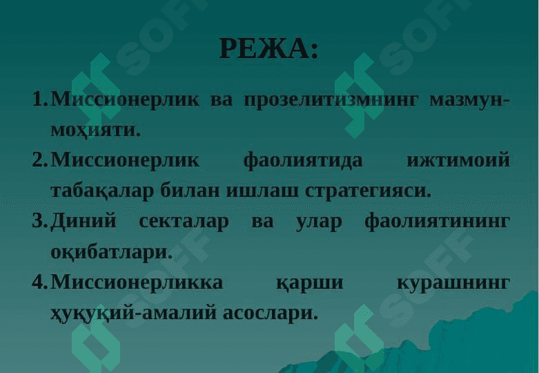 Missionerlik va prozelotizm.  Tarix va bugun targ'ibot usullari. 2