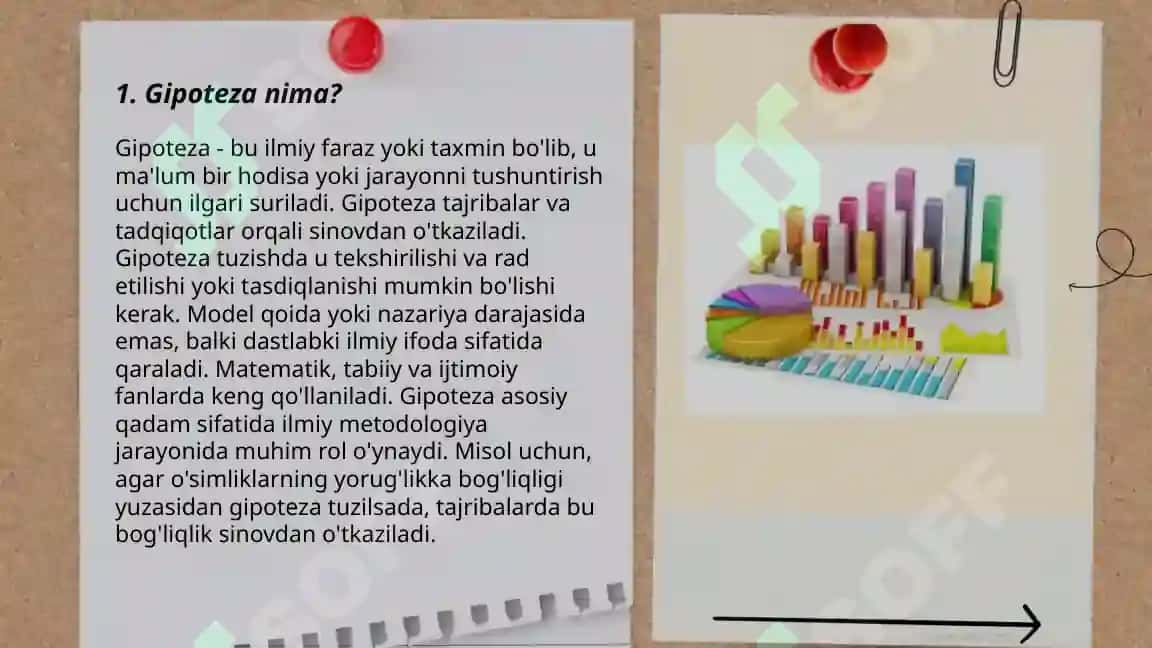STATISTIK GIPOTEZA: ILGARI SURISH VA UNING ENG KICHIK KVADRATLAR USULI YORDAMIDA TEKSHIRISH 3