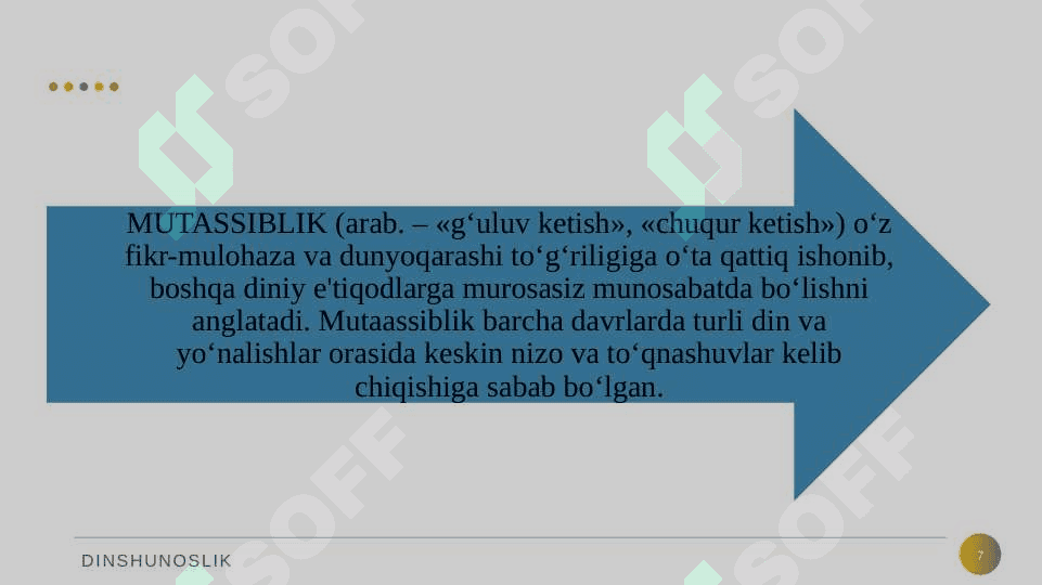 DINIY EKSTREMIZM VA TERRORIZM.  MAFKURA VA AMALIYOT. 7