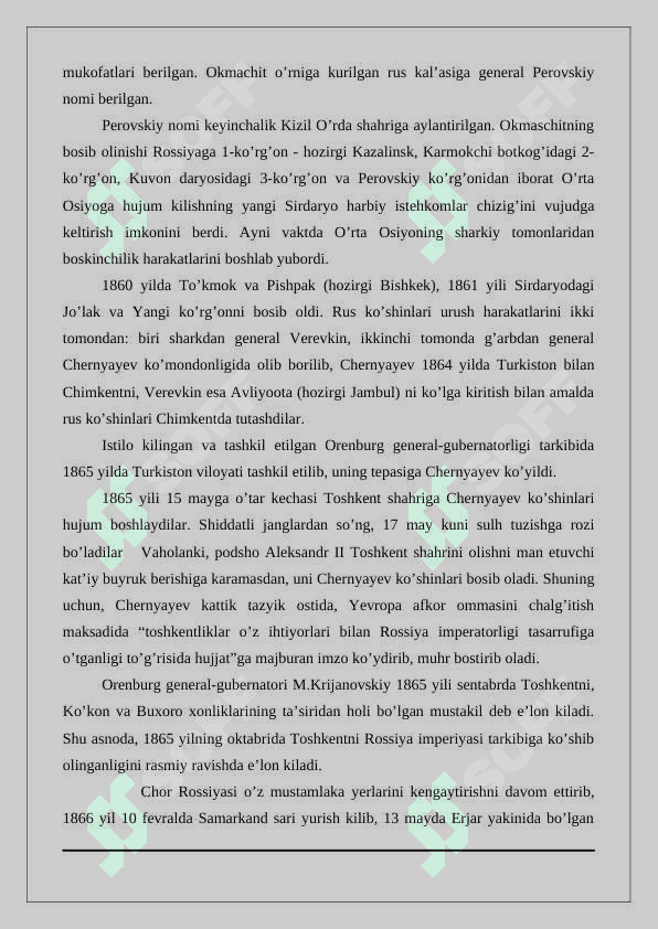 O‘rta Osiyo xalqlarining milliy-ozodlik kurashlari tarixi tarixshunosligi” mavzusida ilmiy ma’ruza tayyorlash 3