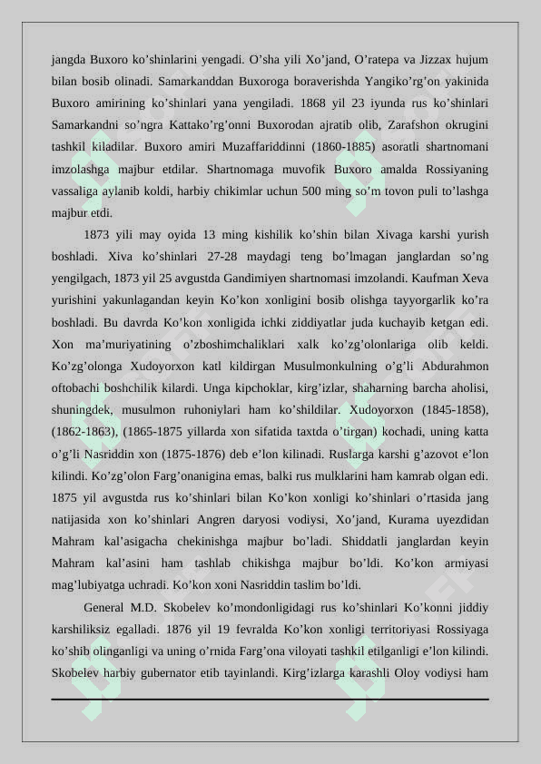 O‘rta Osiyo xalqlarining milliy-ozodlik kurashlari tarixi tarixshunosligi” mavzusida ilmiy ma’ruza tayyorlash 4