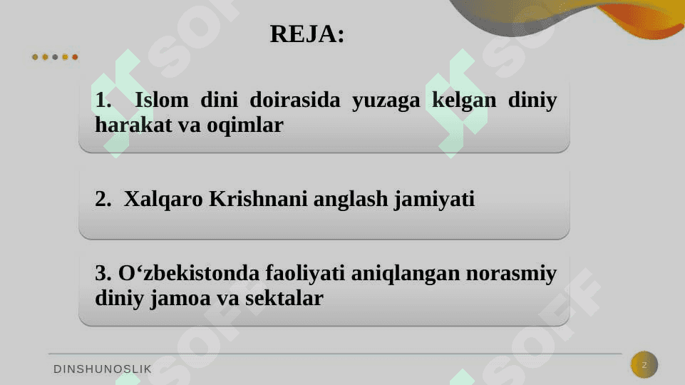 Yangi diniy harakatlar va sektalar 2