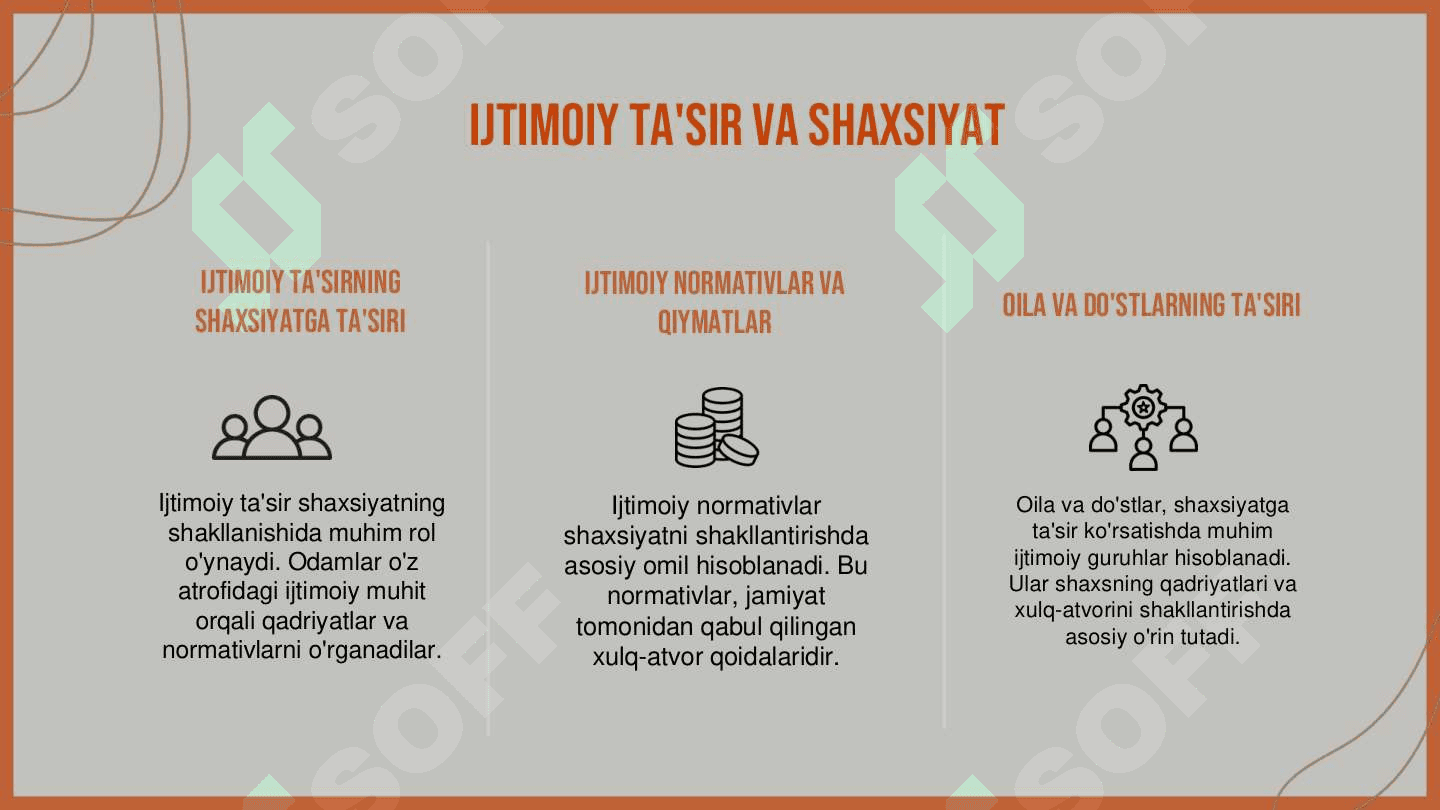 Shaxs shakllanishidagi omillar 4