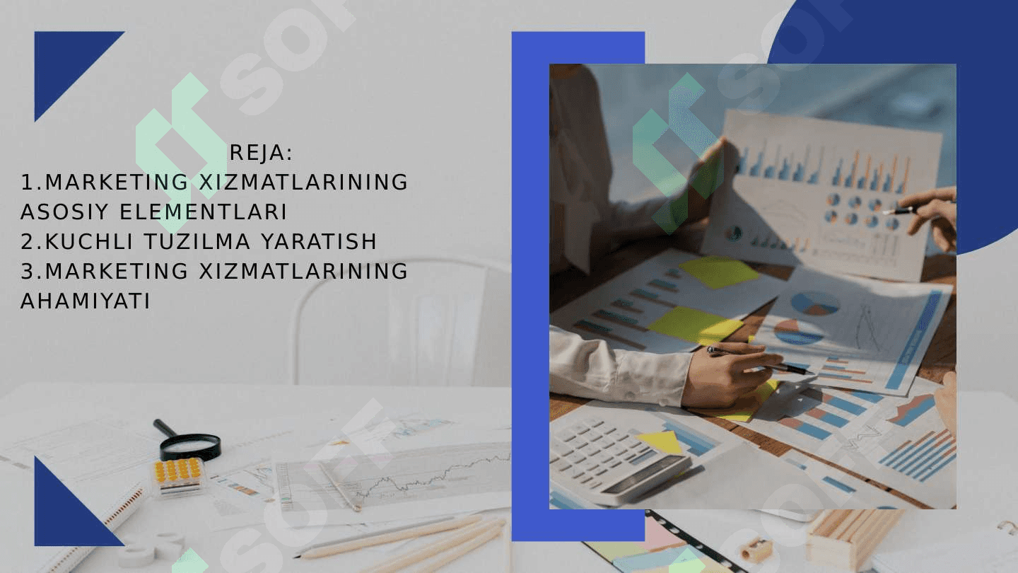 MARKETING XIZMATLARINING KUCHLI TUZILMASINI TASHKIL ETISH 2