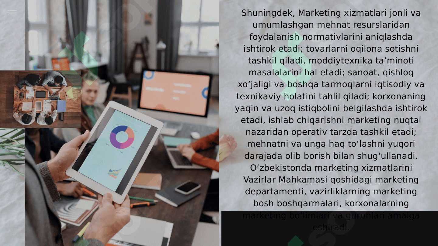 MARKETING XIZMATLARINING KUCHLI TUZILMASINI TASHKIL ETISH 4