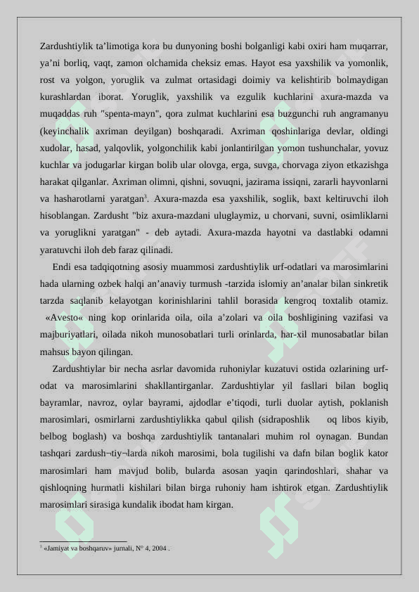 «AVESTO» -TARIXIY  MANBA  SIFATIDA 5