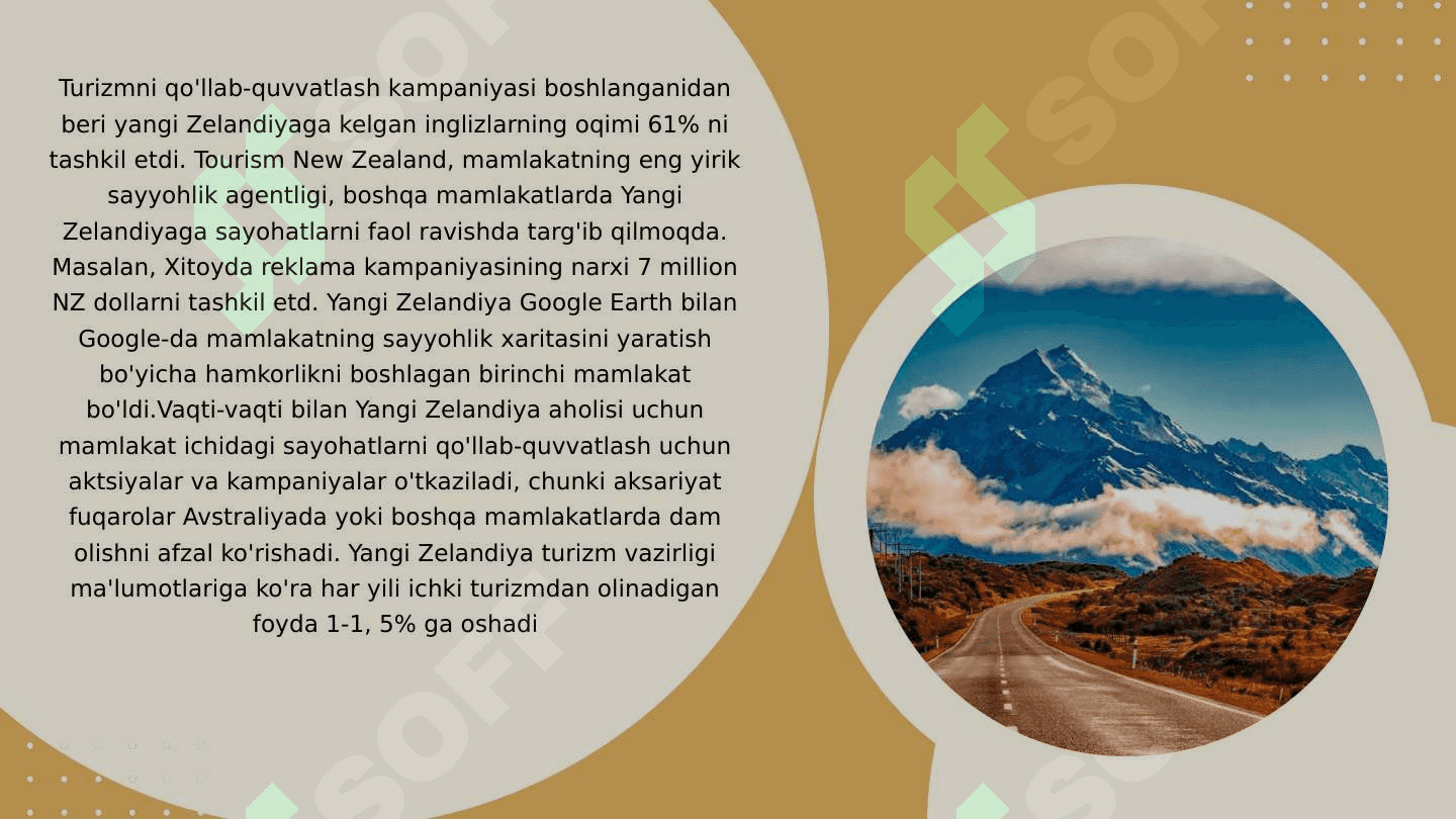 Yangi Zellandiya turizm geografiyasi 5