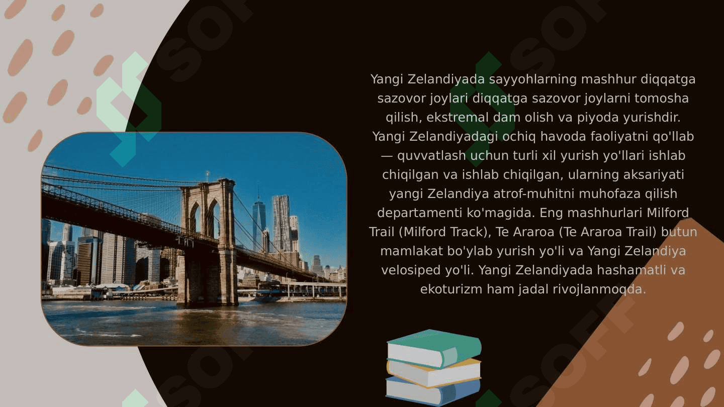Yangi Zellandiya turizm geografiyasi 6