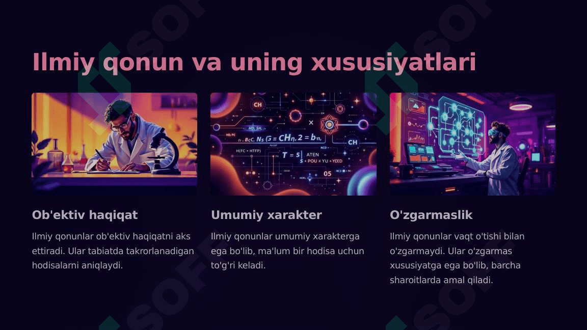 Ilmiy bilim shakllari. Ilmiy muammo. Ilmiy qonun. Ilmiy taxmin. Ilmiy nazariy. Ilmiy bashorat_6 3