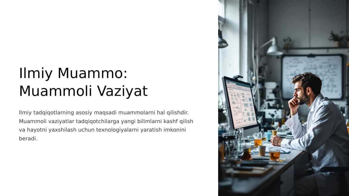 Ilmiy muammo. Muammoli vaziyat_7 1