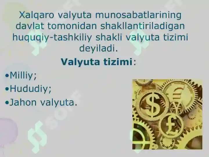 JAHON VALYUTA TIZIMI 5