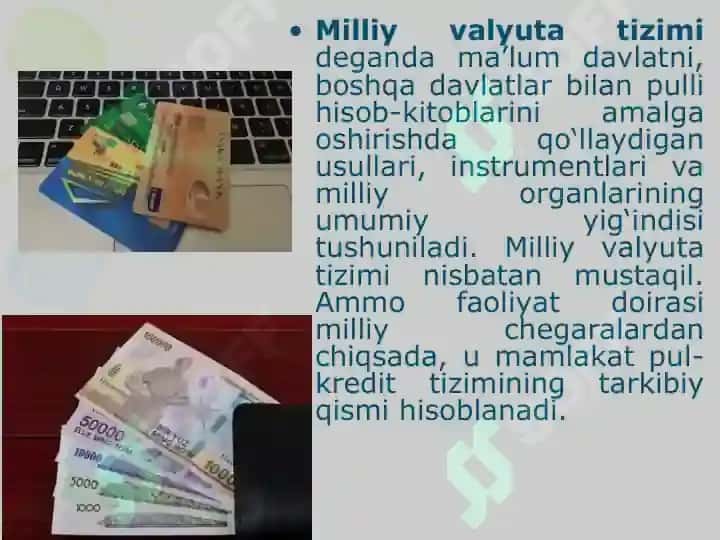 JAHON VALYUTA TIZIMI 6