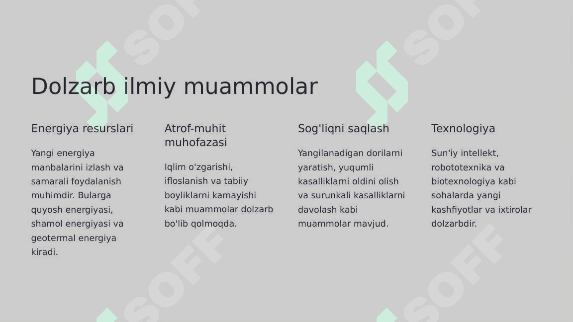 Ilmiy muammo. Muammoli vaziyat_8 4