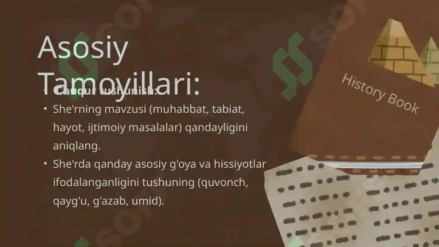 Erkin mavzudagi sherlarni ifodali o'qish 6