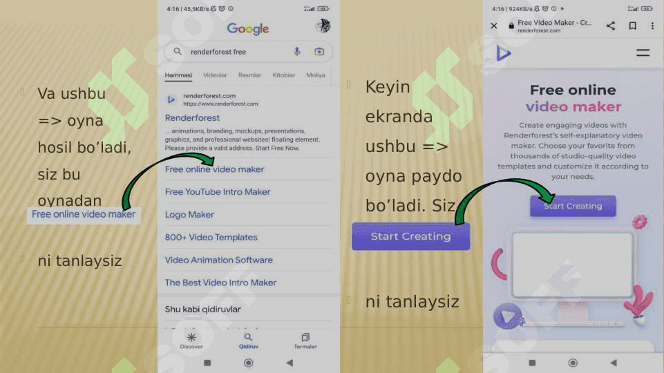Renderforestda qanday qilib video yaratish mumkin 4