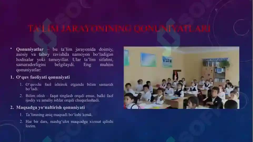 Taʼlim jarayonining qonuniyatlari va tamoyillari 3